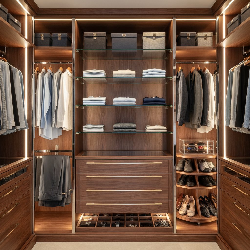 Wardrobe interior organisation