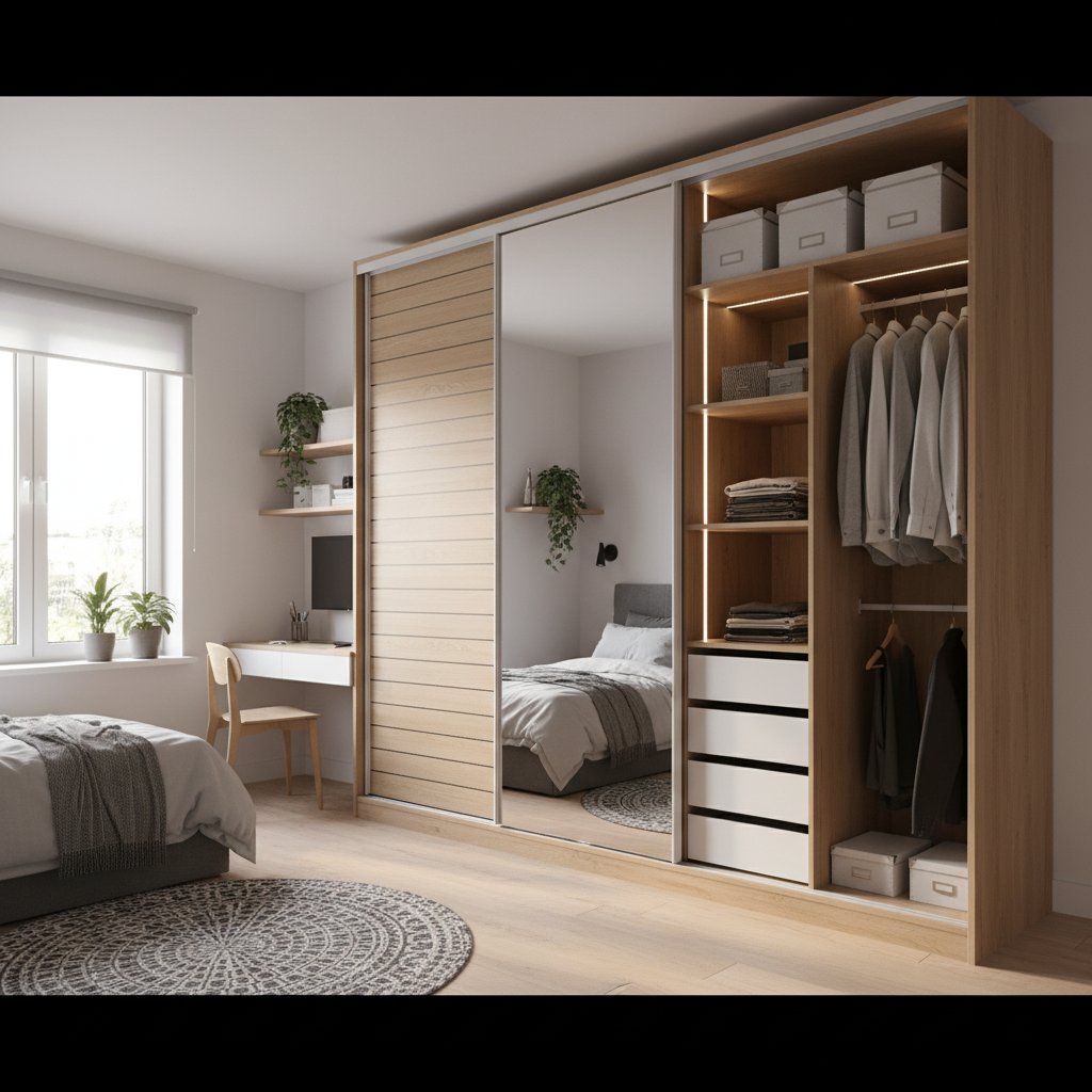 Minimalist wardrobe design